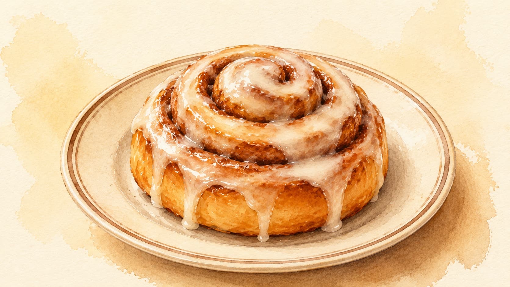 Golden-brown cinnamon rolls swirled with rich cinnamon sugar.