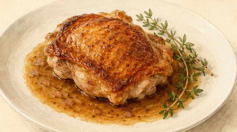 Pan-Roasted Chicken Thigh